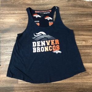 Denver Broncos Women’s Shirt  Navy blue and Orange
